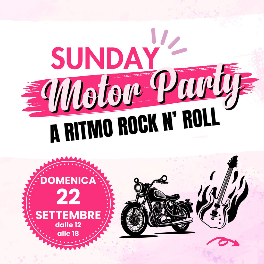 SUNDAY MOTOR PARTY
Un pomeriggio a ritmo Rock n’ Roll con la partecipazione del Club @steelrosesmcbiella